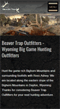 Mobile Screenshot of beavertrapoutfitters.com